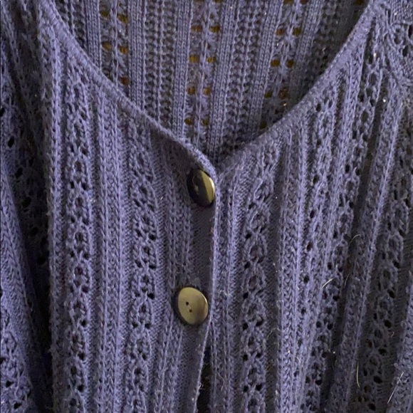 Navy Blue sweater SIZE 1X EUC - Picture 2 of 6